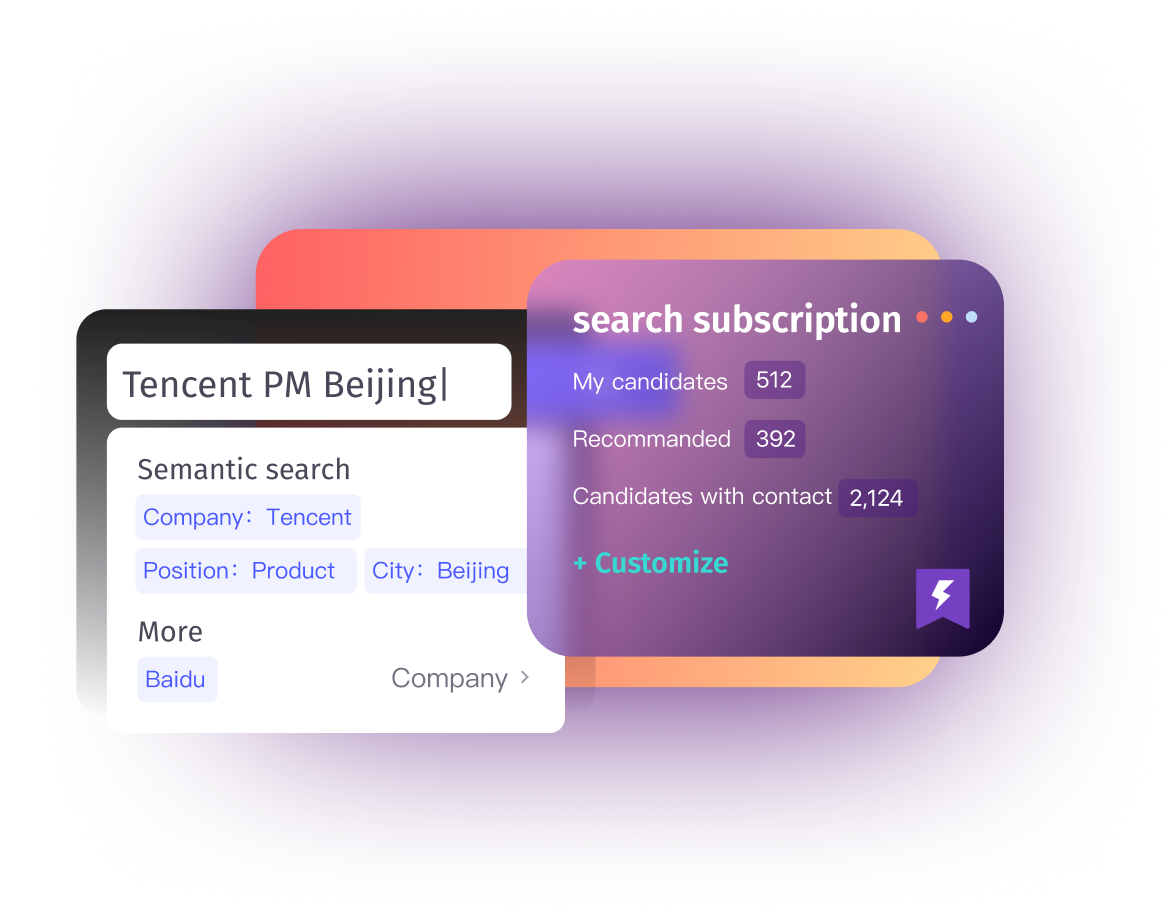 Semantic Search and Flexible Search Subscription